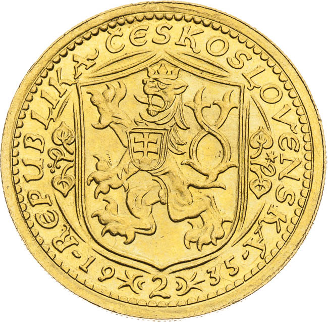 2 Ducats 1935 - front