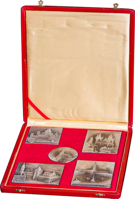 Set of plaques 1978 (5 pcs) - front