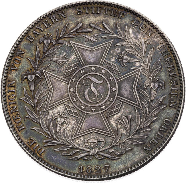 Konvenční Tolar 1827 - revers
