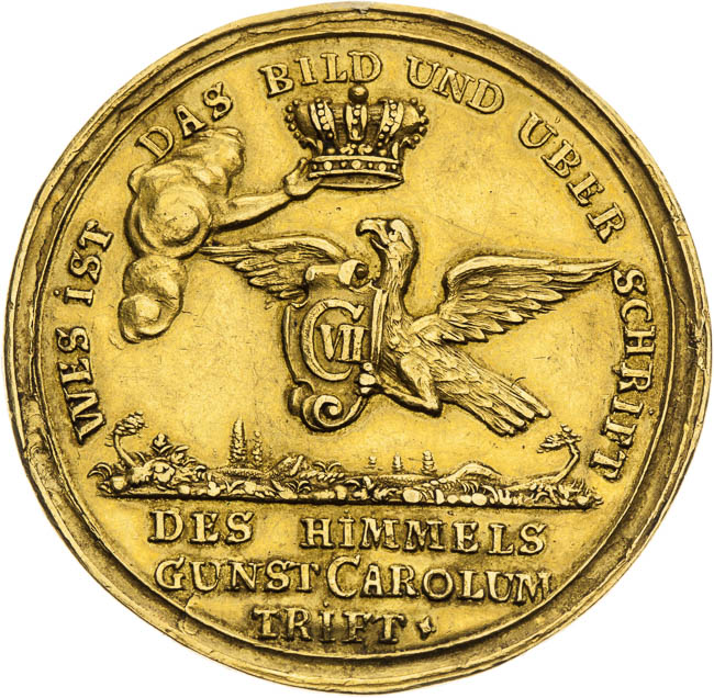 Medaile 1742 - revers