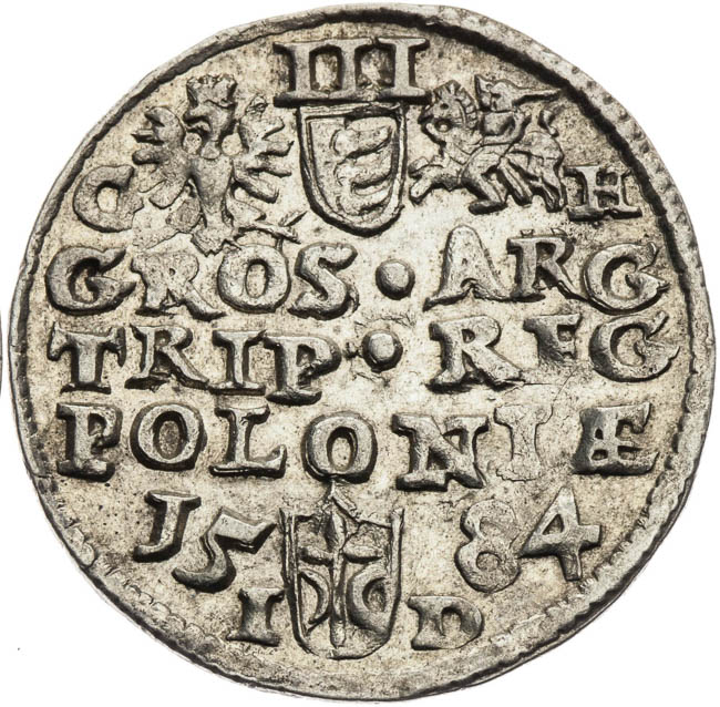 3 Groš 1584 - revers