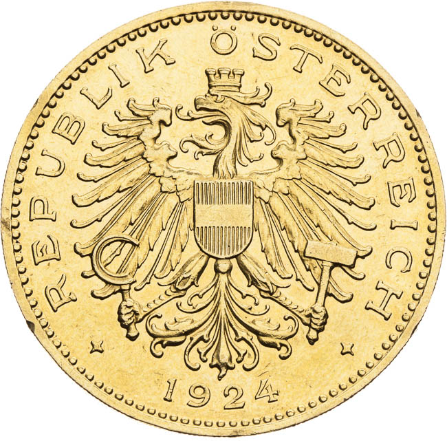 100 Koruna 1924 - avers