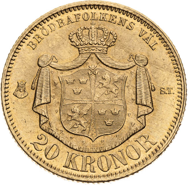 20 Koruna 1874 - revers