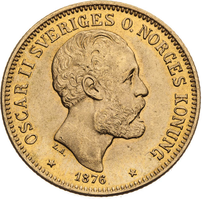 20 Koruna 1876 - avers
