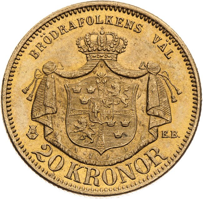 20 Koruna 1876 - revers