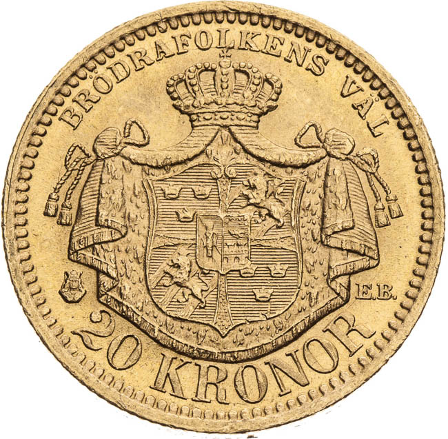20 Koruna 1879 - revers