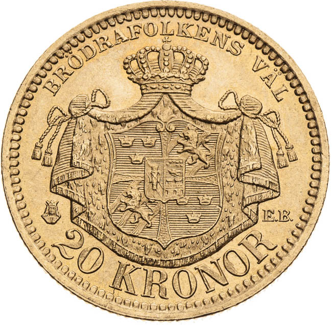 20 Koruna 1889 - revers