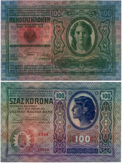 100 Korona 1912 - front