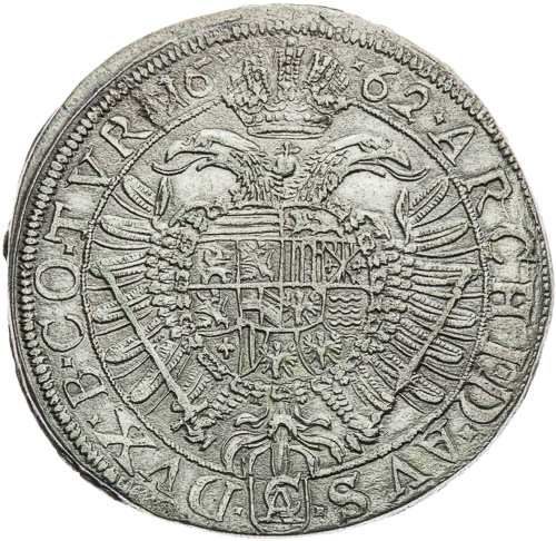 XV Krejcar 1662 - revers