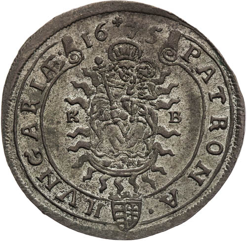 XV Krejcar 1675 - revers