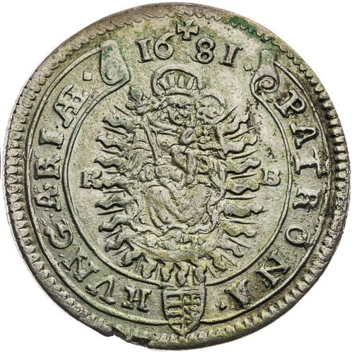 XV Krejcar 1681 - revers