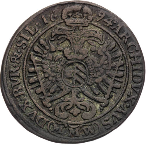 XV Krejcar 1694 - revers