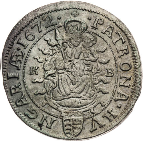 VI Krejcar 1672 - revers