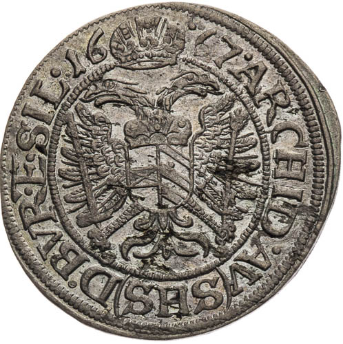3 Krejcar 1667 - revers