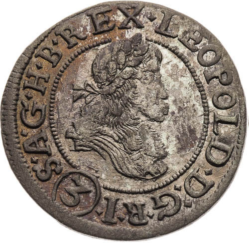 3 Krejcar 1685 - avers