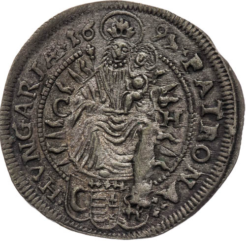 3 Krejcar 1697 - revers