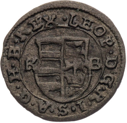 Denár 1676 - avers