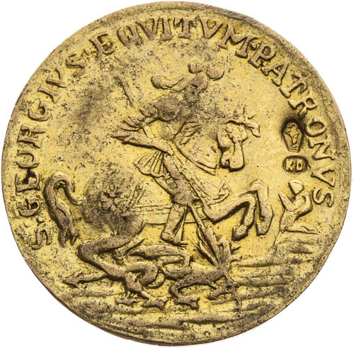 Medaile svatého Jiří - avers