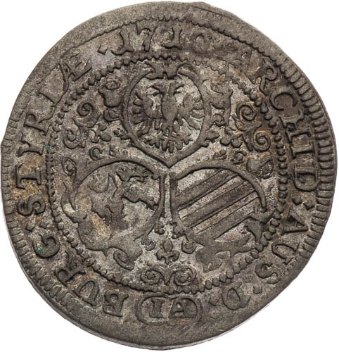 3 Krejcar 1710 - revers