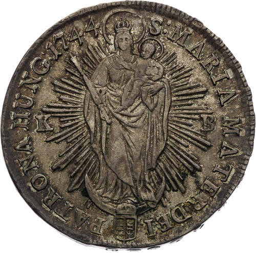 Tolar 1744 - revers