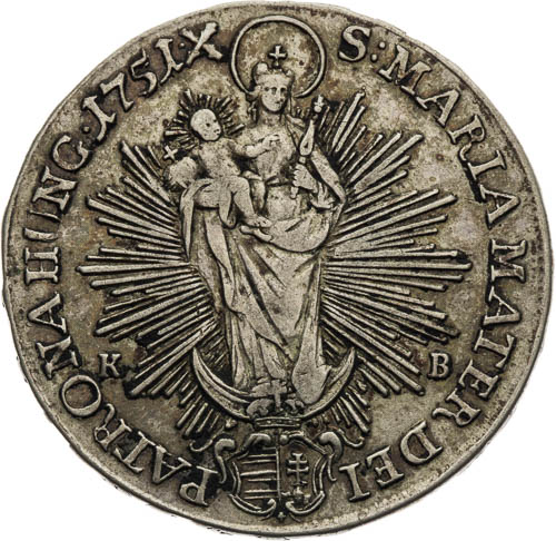 1/2 Thaler 1751 - back