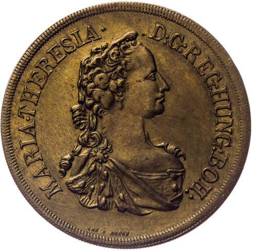 Žeton Marie Terezie 1760 - avers