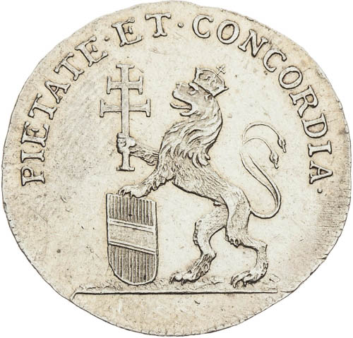 Žeton 1791 - revers