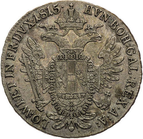 1/2 Tolar 1815 - revers