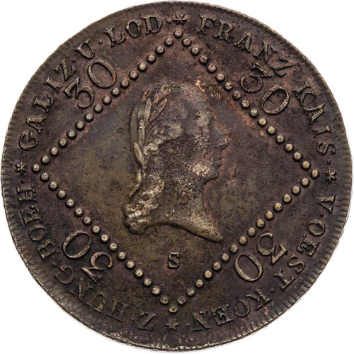 30 Krejcar 1807 - avers