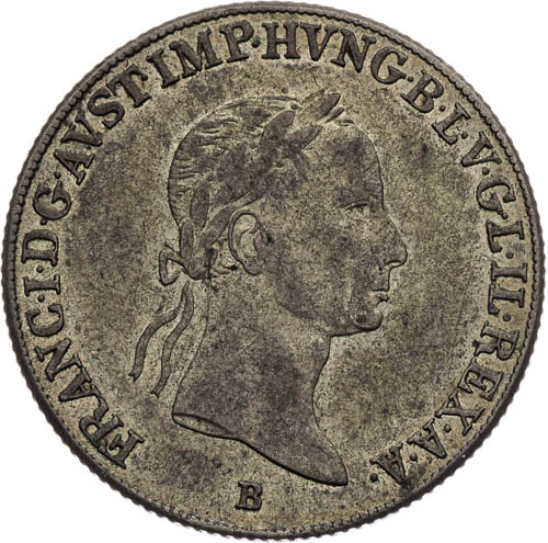 20 Krejcar 1835 - avers
