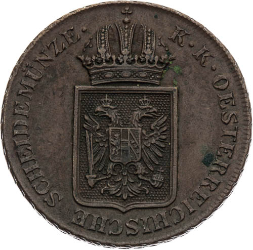 2 Krejcar 1848 - avers
