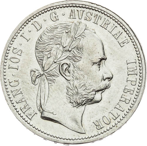 Zlatník 1872 - avers