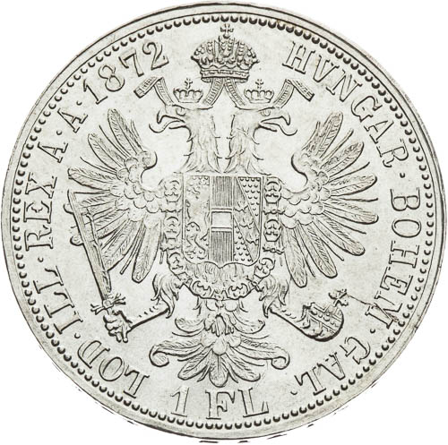Zlatník 1872 - revers
