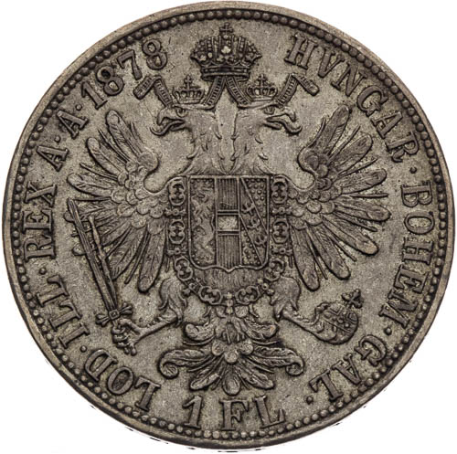 Zlatník 1878 - revers