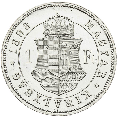 Zlatník 1883 - revers