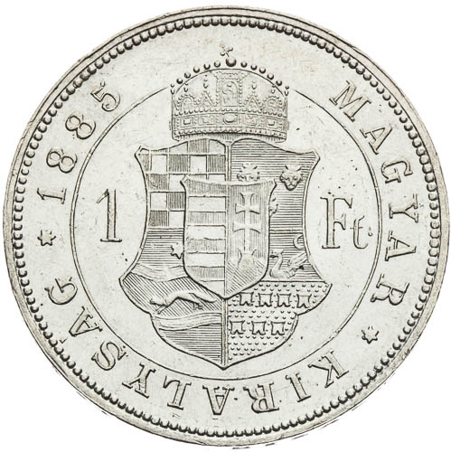 Zlatník 1885 - revers