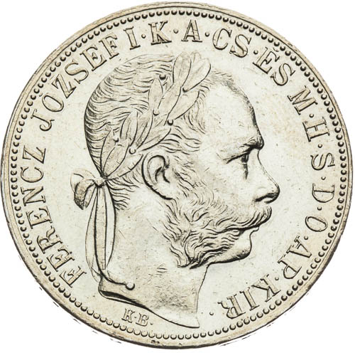 Zlatník 1887 - avers