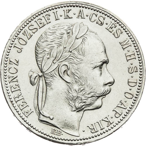 Zlatník 1888 - avers