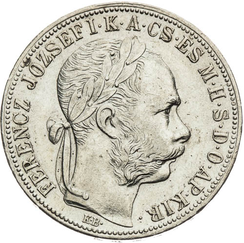 Zlatník 1889 - avers
