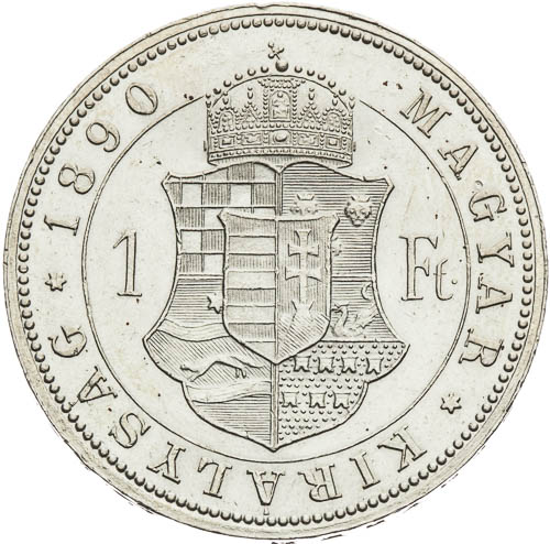 Zlatník 1890 - revers