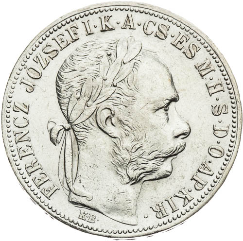 Zlatník 1891 - avers