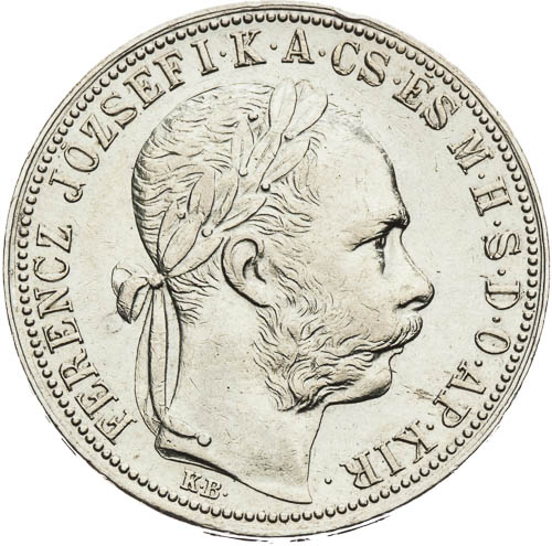 Zlatník 1892 - avers