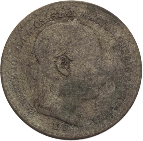 10 Krejcar 1869 - avers