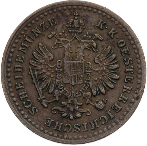 5/10 Krejcar 1858 - avers