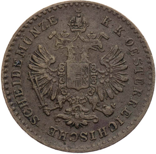 5/10 Krejcar 1858 - avers