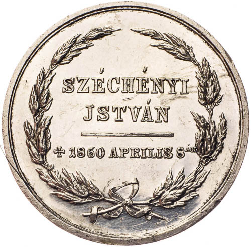 Medaile 1860 - revers