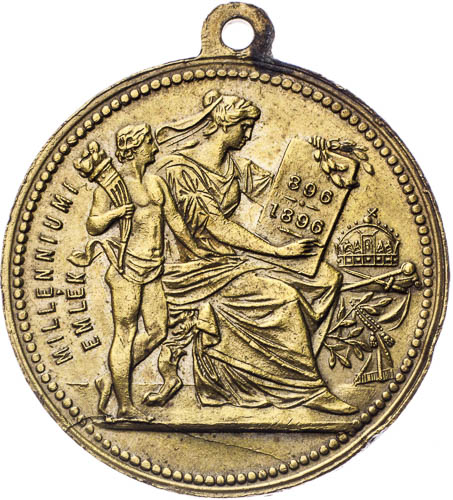 Medaile 1898 - revers