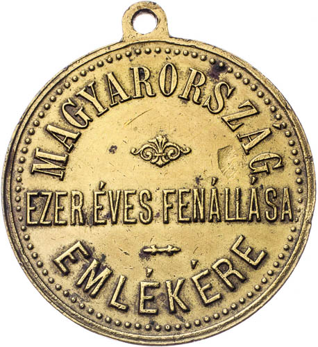 Medaile 1898 - avers