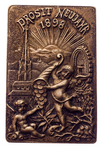Plaketa 1898 - avers