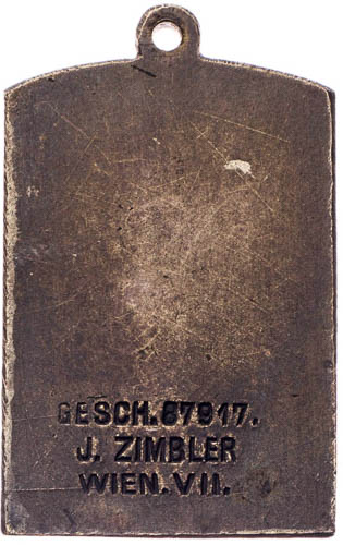 Medaile 1905 - revers